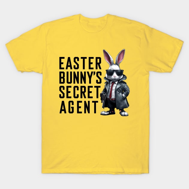 Easter Bunny Secret Agent T-Shirt by NomiCrafts